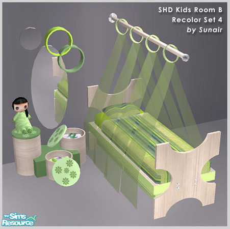 Sims 2 — SHD Kids Room B - Recolor set 4 by Sunair — SHD Kids Room B - Recolor set 4 (nature)