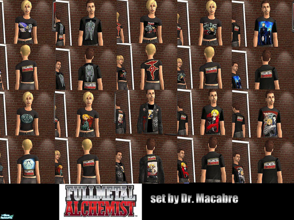 Sims 2 — By Request..... by Dr. Macabre — Thats right folks,GoddessofWar1022 liked my animie shirts, she left a comment