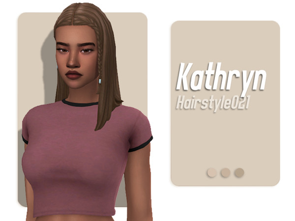 The Sims Resource - Kathryn Hairstyle