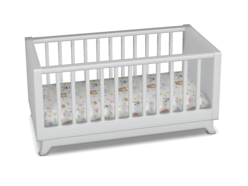 Sims 4 Baby Animals Pink Crib by chicchatter872
