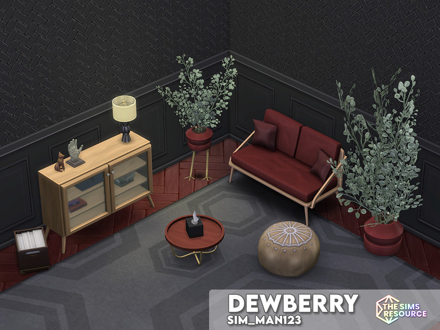 The Sims Resource Dewberry Living Room