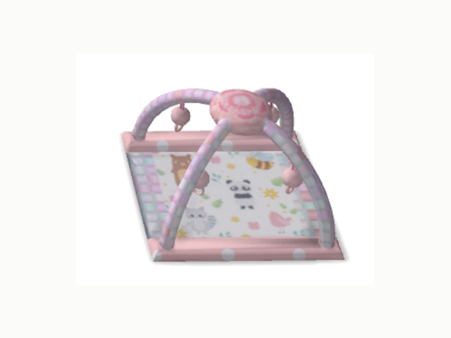 The Sims Resource Baby Animals Pink Infant Playmat
