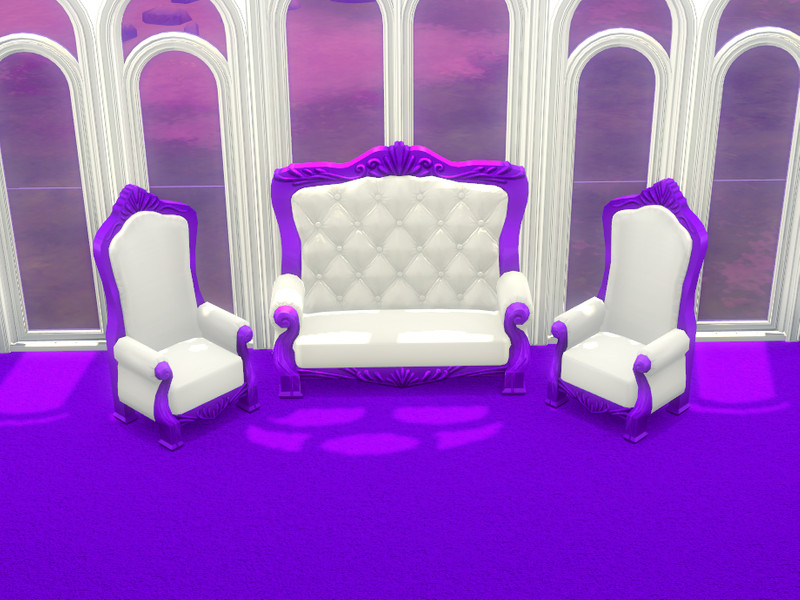 Sims 4 Royal Chair by BlackCat27