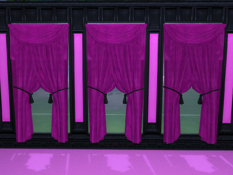Sims 4 French Quarter Curtains by BlackCat27