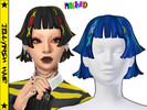 Sims 4 — JELLYFISH HAIR by 148DAZED — BG & HQ compatible + enabled for both frames !! (this hair has 3 versions !!!)