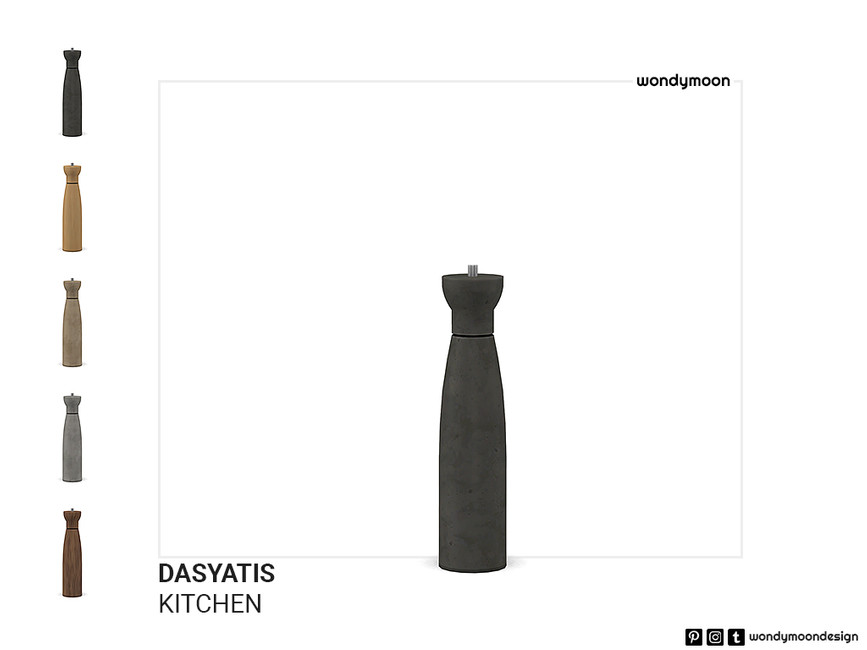 The Sims Resource Dasyatis Salt and Pepper Grinder