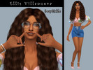 Sims 4 — Ellis Villanueva by SoapSickle — Ellis Villanueva is a female young adult sim created entirely with custom