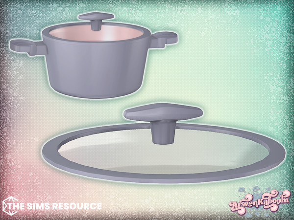 Sims 4 — Culinique - Stockpot 2 Lid by ArwenKaboom — Base game object. Find all items by searching "ArwenK" or