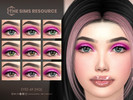 Sims 4 — Eyes 69 (HQ)  by Caroll912 — A 9-swatch realistic set of eyes in natural light shades as well as pink, purple