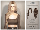 Sims 4 — Nova - Style 2 (Hairstyle) by Ade_Darma — Nova - Style 2 New Hair Mesh 56 Colors HQ Textures No Morph Smooth