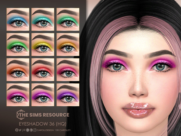 The Sims Resource - Eyeshadow 36 (HQ)