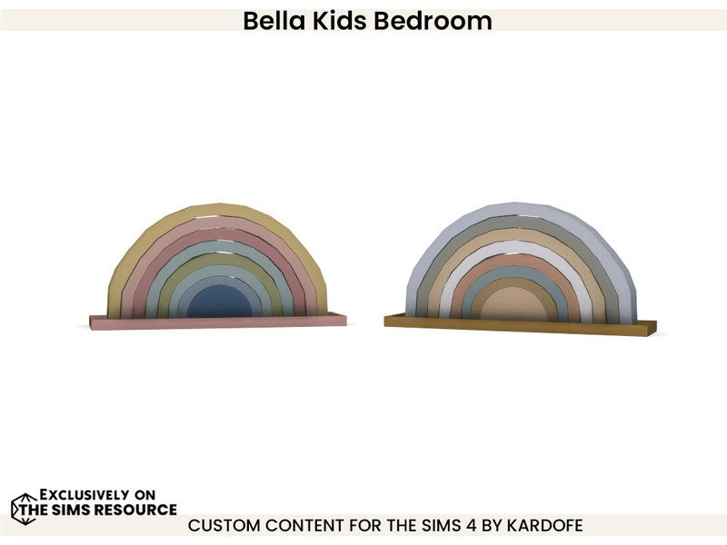 kardofe's Bella Kids Bedroom Rainbow
