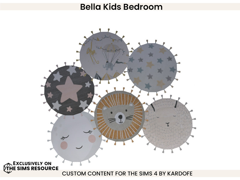 kardofe's Bella Kids Bedroom Rug