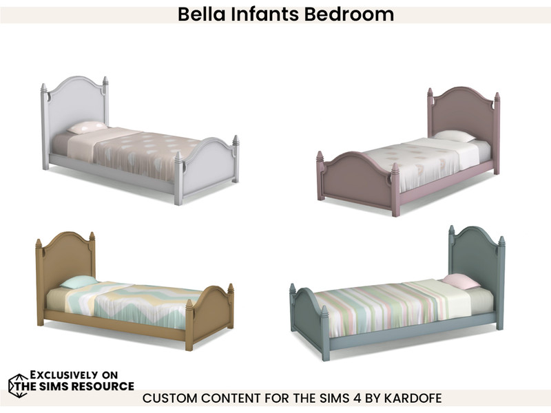 kardofe's Bella Infants Bedroom Bed