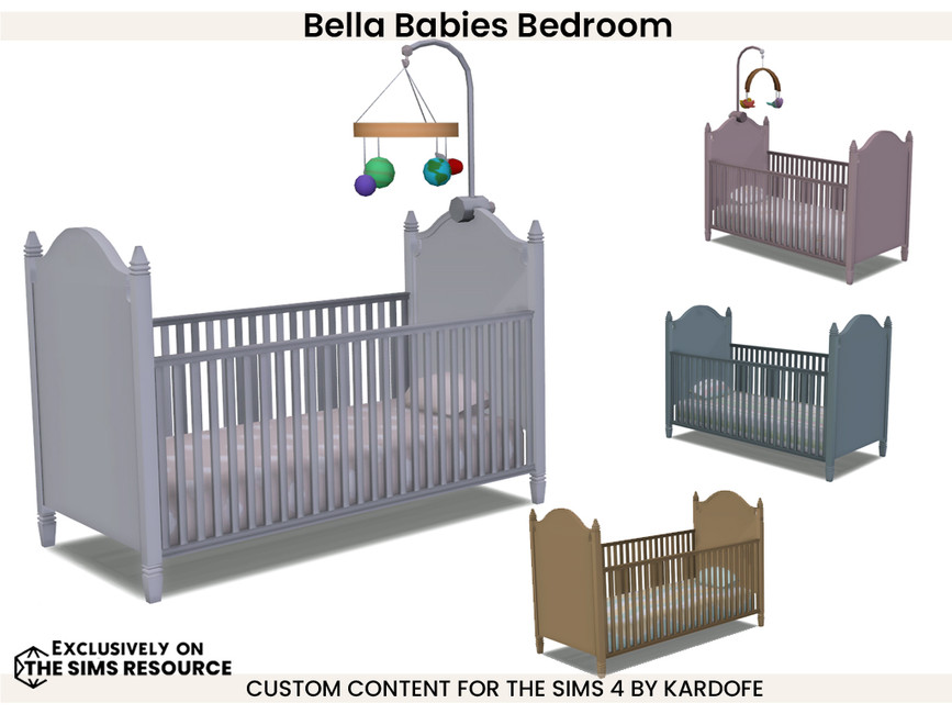 The Sims Resource kardofe_Bella Babies Bedroom_Cradle