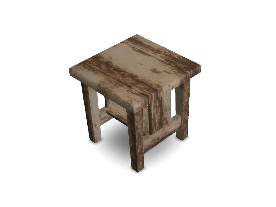 The Sims Resource | Rustic Farm End Table