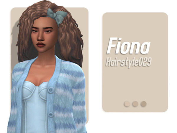 The Sims Resource - Fiona Hairstyle