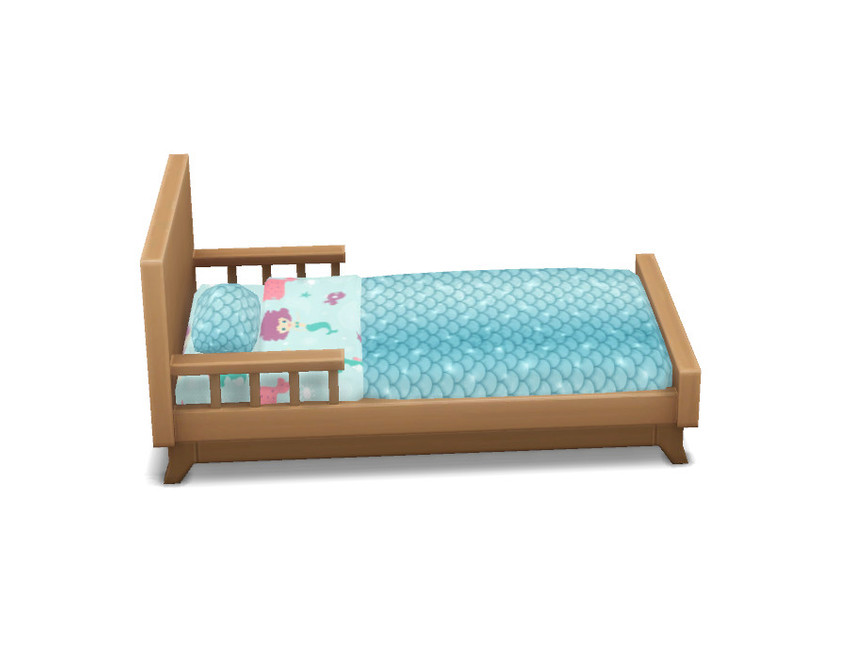 The Sims Resource Mermaid Toddler Bed