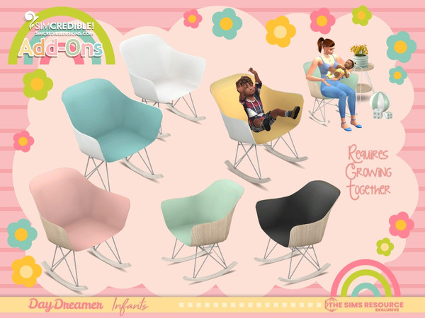 The Sims Resource | Daydreamer Rocking Chair [REQUIRES Growing Together]