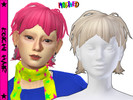 Sims 4 — KOICHI HAIR by 148DAZED — BG & HQ compatible ! + for both frames !! HAT compatible! 4824 POLYS 60 SWATCHES
