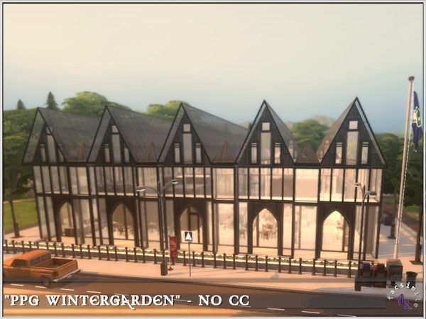 Sims 4 — "PPG Wintergarden" Pgh, PA landmark - (no cc) by facsimile_as — A replica of the "glass