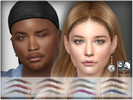 Sims 4 — Eyebrows 31 by BAkalia — Hello :) 12 swatches of gently asymmetrical eyebrows for women, men and children.