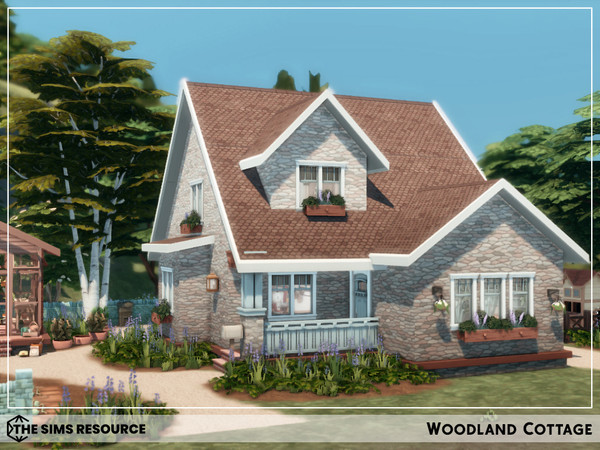 Sims 4 — Woodland Cottage - Nocc by sharon337 — Woodland Cottage is a Detached Family Home perfect for a family of 3.