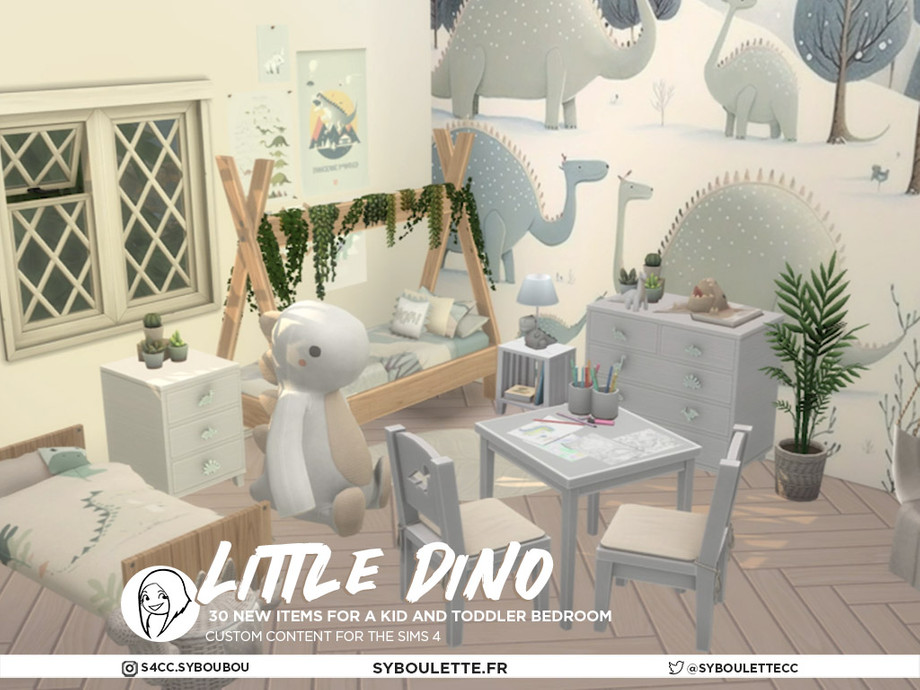 The Sims Resource - Patreon release - Dino kid bedroom - Part 3: Toys