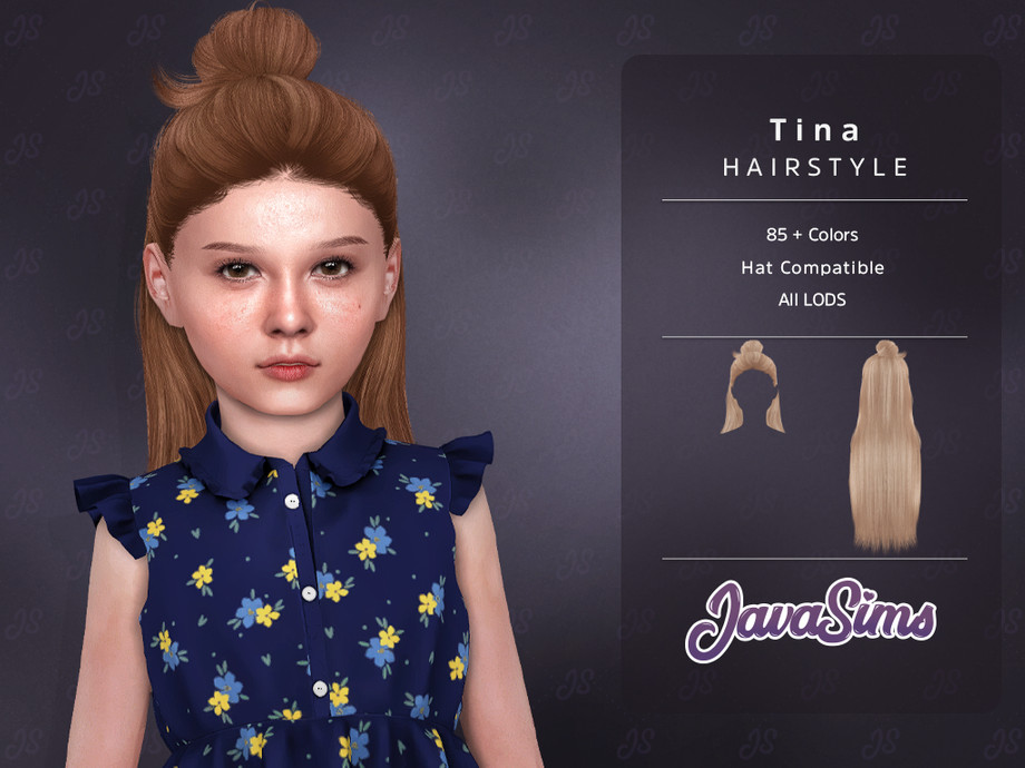 The Sims Resource - Tina (Child Hairstyle)