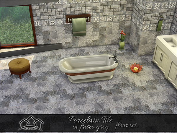 Sims 4 — porcelaintlfgFloors_4 by Emerald — Porcelain Tiles are very durable better choice for bathrooms and kitchens.