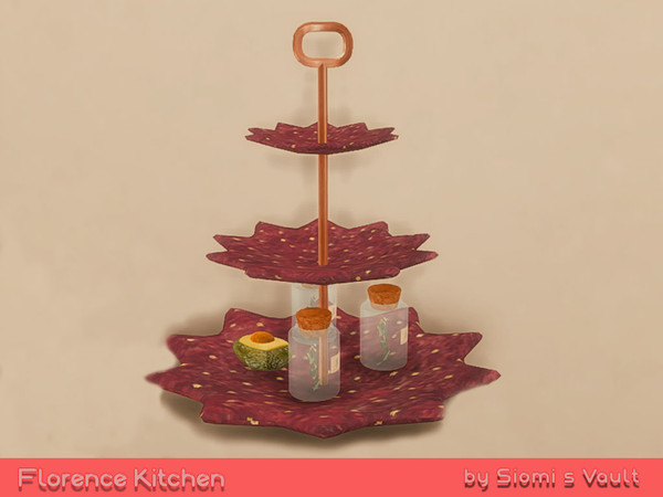 Sims 4 — Florence Kitchen - Cupcakes Display by siomisvault — And I needed this for her kitchen no questions XD oh and