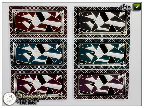 Sims 4 — Sieneda wall paintings by jomsims — Sieneda wall paintings