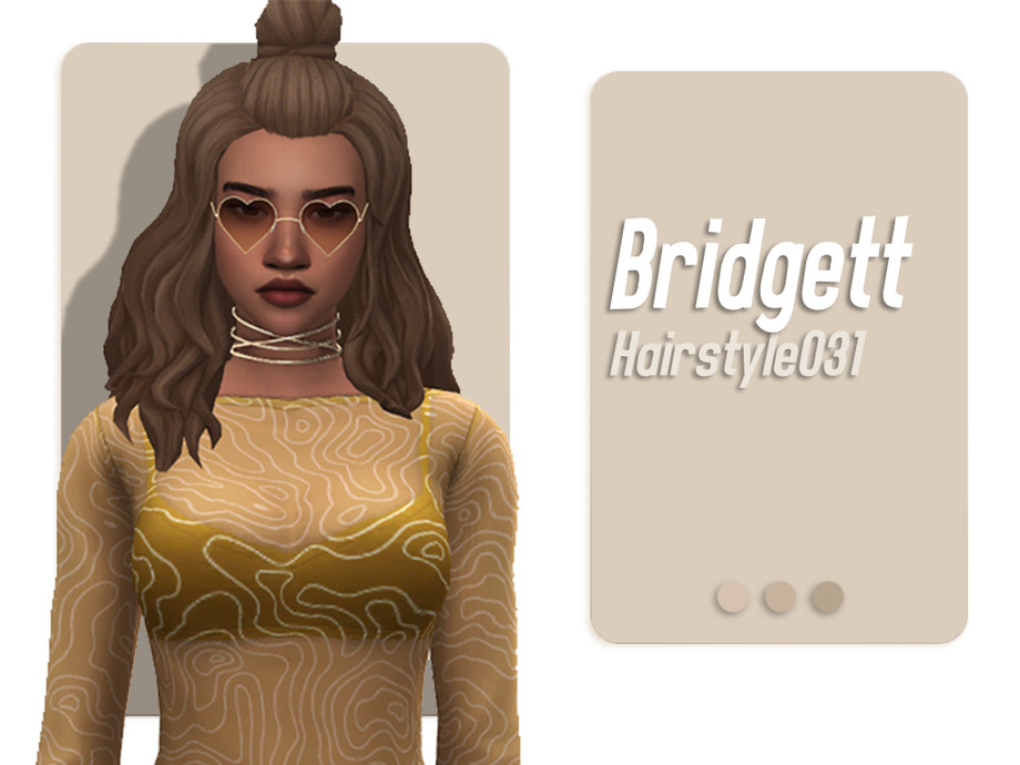 The Sims Resource - Bridgett Hairstyle