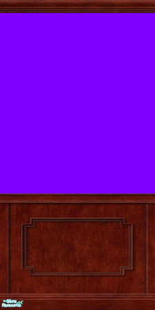 Sims 2 — Violet Paint 1 by Shimona70 — Violet Paint with dark brown trim.