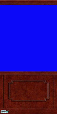 Sims 2 — Sapphire Paint 1 by Shimona70 — Sapphire Paint with dark brown trim.