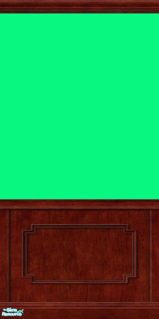Sims 2 — Sea Green Paint 1 by Shimona70 — Sea Green Paint with dark brown trim.