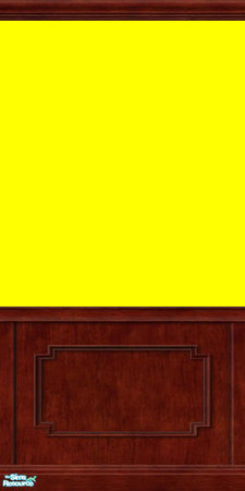 Sims 2 — Lemon Paint 1 by Shimona70 — Lemon Paint with dark brown trim.