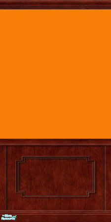 Sims 2 — Pumpkin Paint 1 by Shimona70 — Pumpkin Paint with dark brown trim.