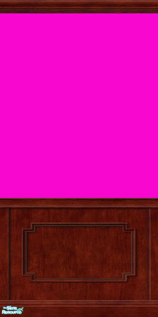 Sims 2 — Pink Paint 1 by Shimona70 — Pink Paint with dark brown trim.