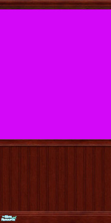 Sims 2 — Plum Paint by Shimona70 — Plum Paint with dark wood trim.