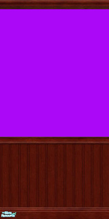 Sims 2 — Purple Paint by Shimona70 — Purple Paint with dark wood trim.