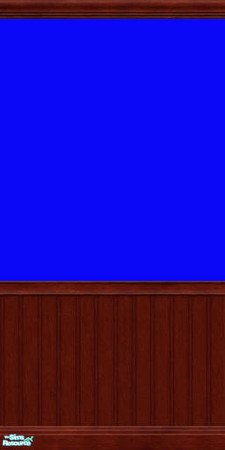 Sims 2 — Sapphire Paint by Shimona70 — Sapphire Paint with dark wood trim.