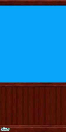 Sims 2 — Azure Paint by Shimona70 — Azure Paint with dark wood trim.