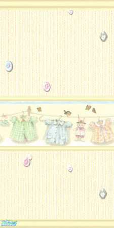 Sims 2 — Babys laundry by devilishdawn — wall
