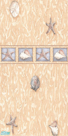 Sims 2 — Seashells 1 by devilishdawn — wall
