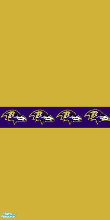 Sims 2 — Baltimore Wall by Toxic_Storm — Baltimore Ravens Wallpaper. made with Jasc Paint Shop Pro 9.01 Created by me
