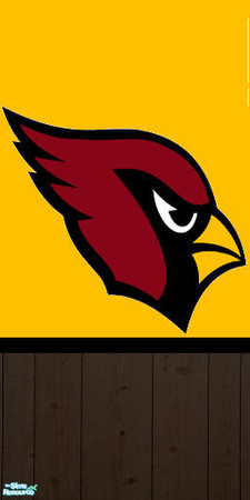 Sims 2 — Arizona Wall 2 by Toxic_Storm — Arizona Cardinals Wallpaper. made with Jasc Paint Shop Pro 9.01 Created by me