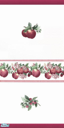 Sims 2 — Red apples 3 by devilishdawn — wall
