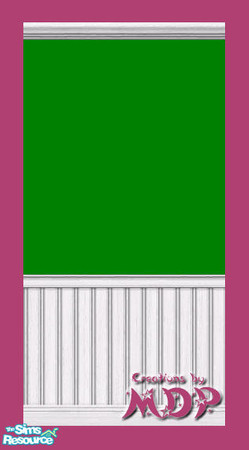 Sims 2 — MDP Green Panels in White by MelandStv — There are 20 colourful walls in this set. They are part of my Colour
