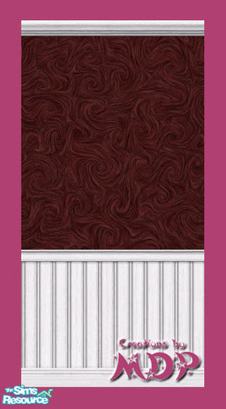 Sims 2 — MDP Brown Swirl Panels in White by MelandStv — There are 20 colourful walls in this set. They are part of my